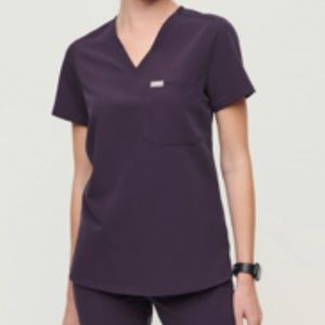 Womens figs one pocket scrub top